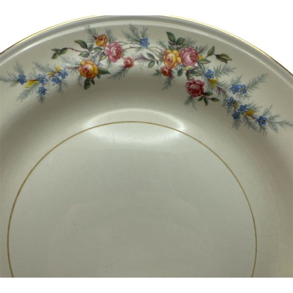 Vintage Homer Laughlin Eggshell Nautilus 9 1/4" Dinner Plates - L40 N5 - EVC - Picture 2 of 4